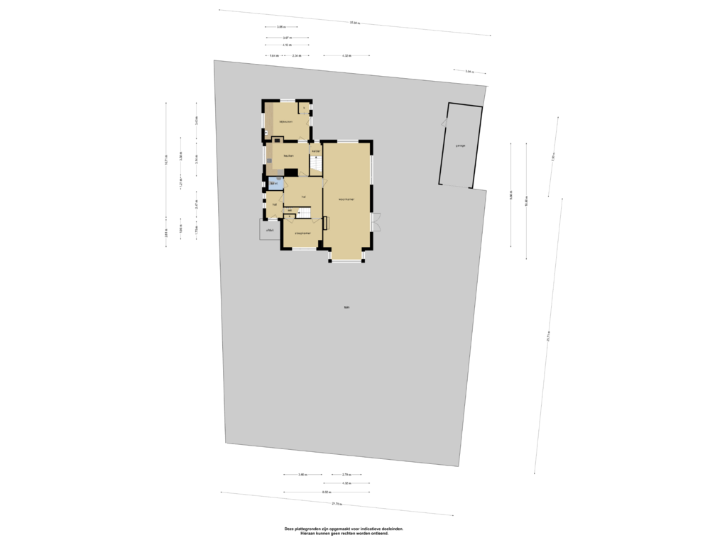 View floorplan of Begane grond of Molendijk 16