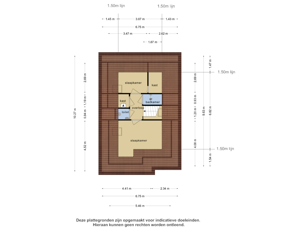 Bekijk plattegrond van 2e verdieping van Watersnip 5