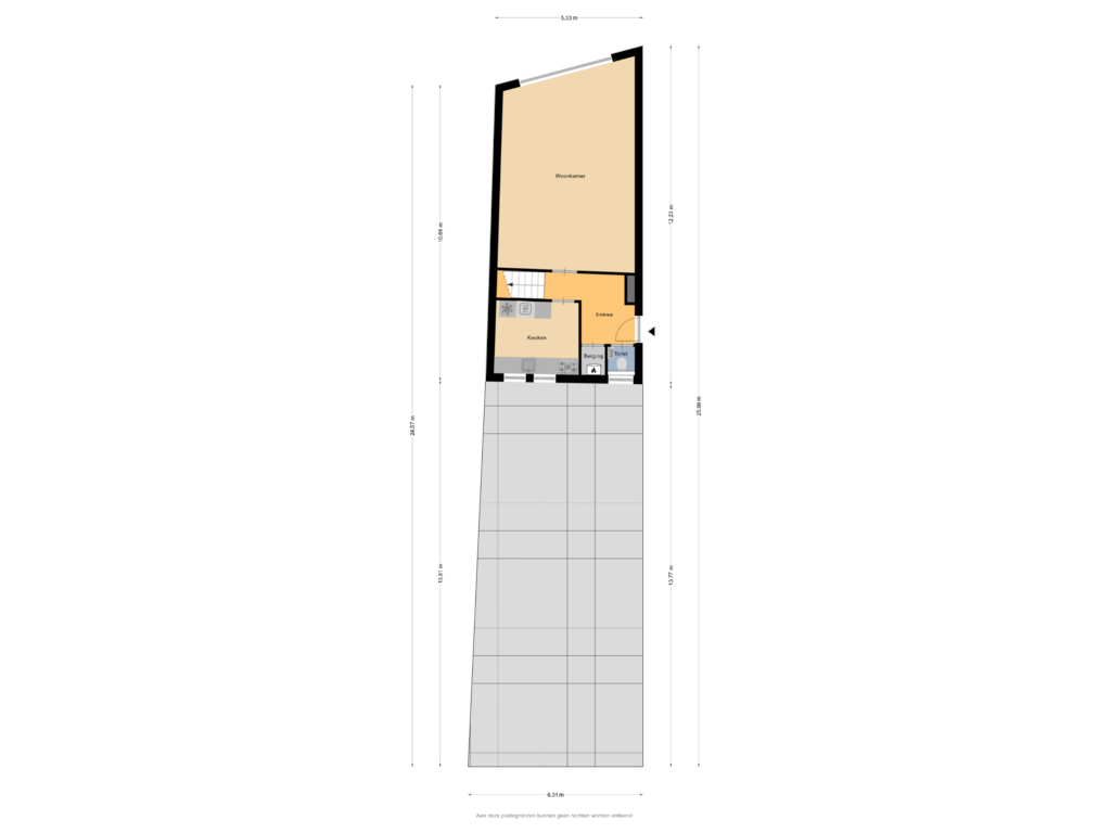 Bekijk plattegrond van Begane Grond - Tuin van Karrenstraat 27