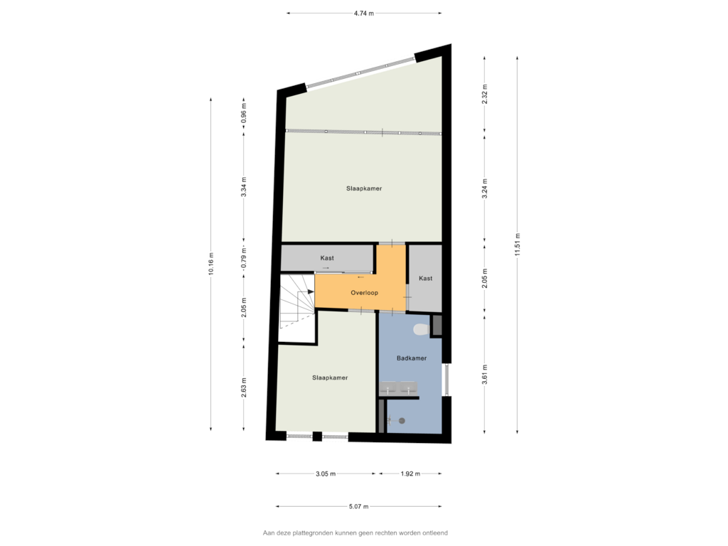 Bekijk plattegrond van Eerste Verdieping van Karrenstraat 27