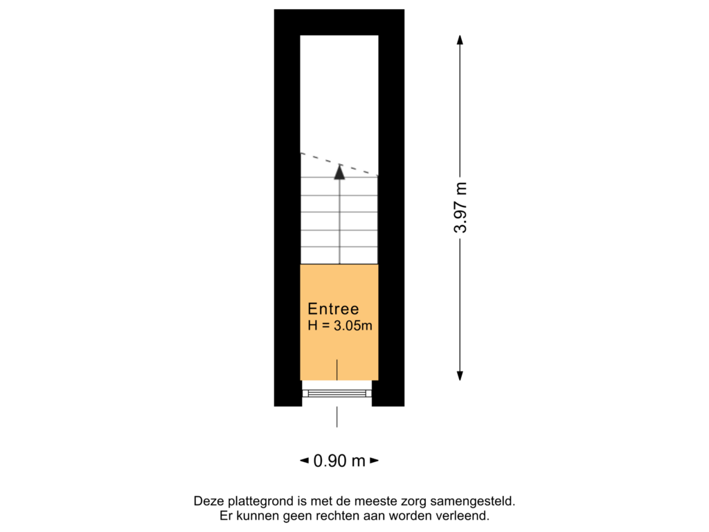 View floorplan of Begane grond of Katendrechtse Lagedijk 388-B