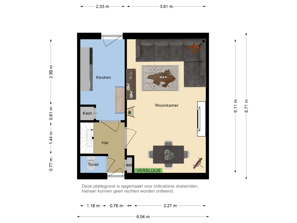 Bekijk plattegrond van First floor van Zuiddijkstraat 64