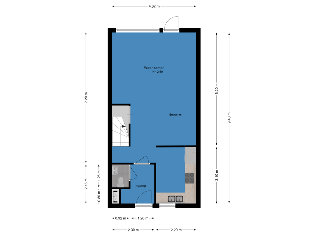 Bekijk plattegrond van Begane grond van Anna Hoeve 15