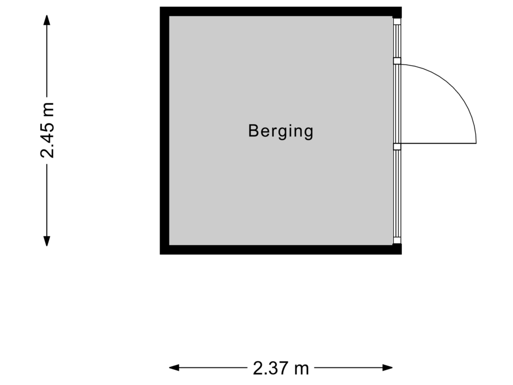 Bekijk plattegrond van Berging van Anna Hoeve 15