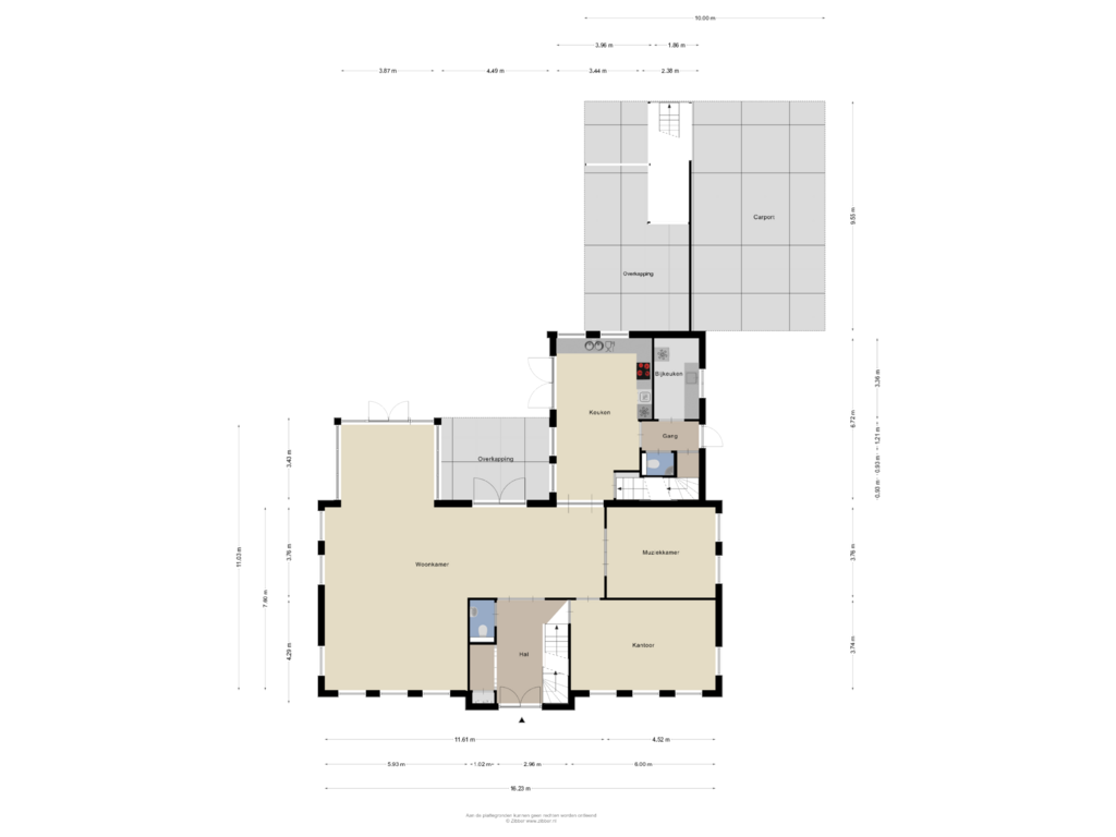 View floorplan of Begane grond of Kuijperlaan 5