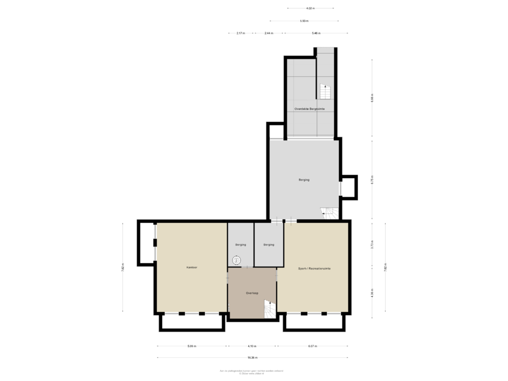 View floorplan of Souterrain of Kuijperlaan 5