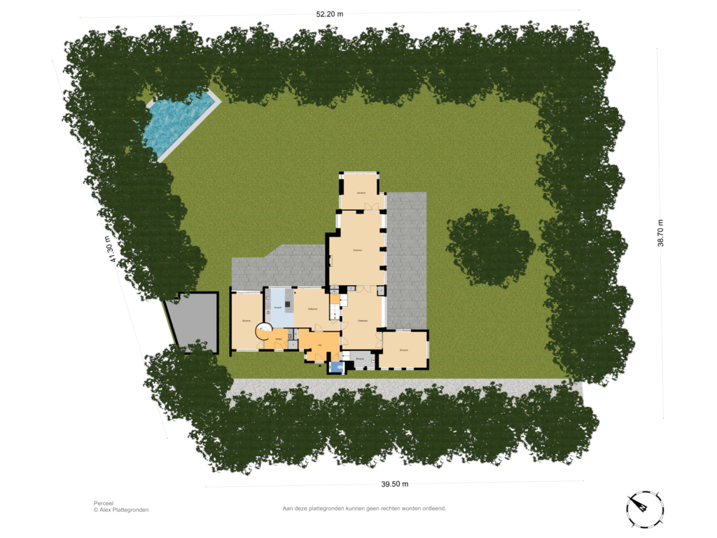 Bekijk plattegrond van Perceel van Koekoekslaan 6