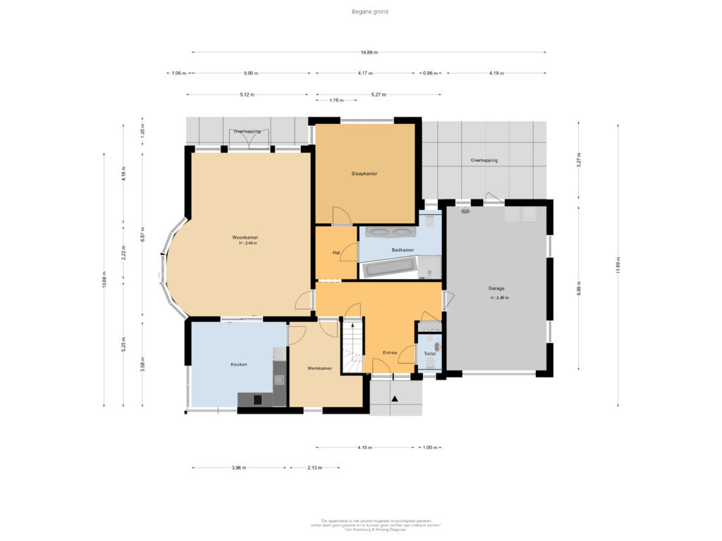 View floorplan of Begane grond of Grietakkers 1