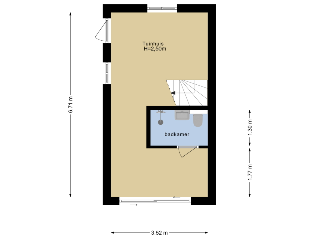 Bekijk plattegrond van Tuinhuis van Bavinkhof 2