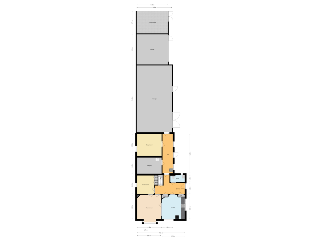 Bekijk plattegrond van Begane grond van Rijdersstraat 48