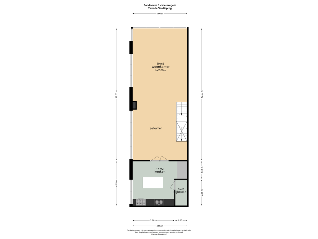 Bekijk plattegrond van F3 van Zandoever 8