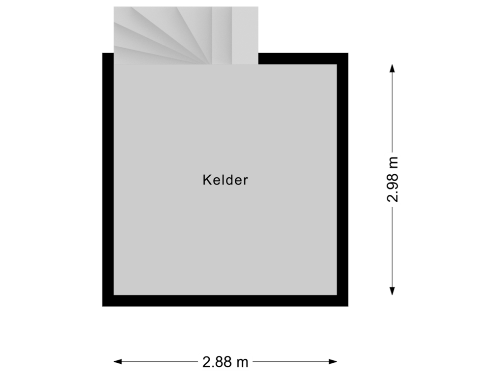 Bekijk plattegrond van Kelder van De Krijt 1