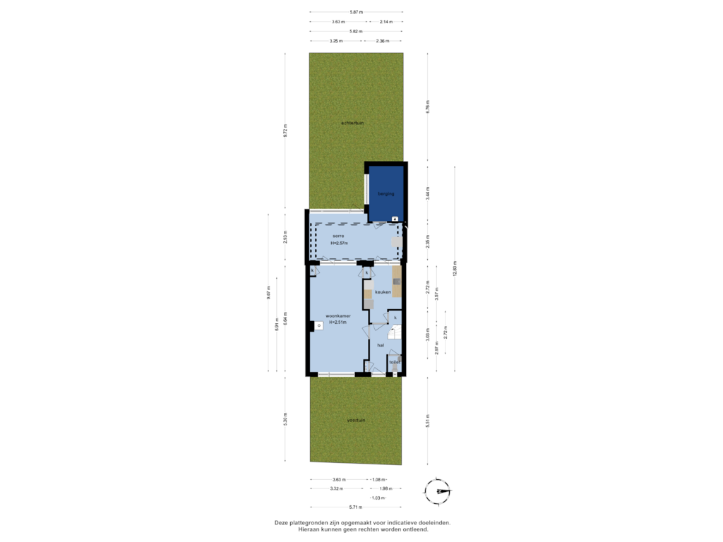 Bekijk plattegrond van Overzicht woning van Prins Hendrikkade 54