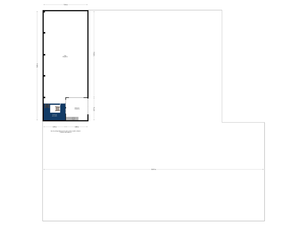 Bekijk plattegrond van Eerste Verdieping van Noorderweg 93