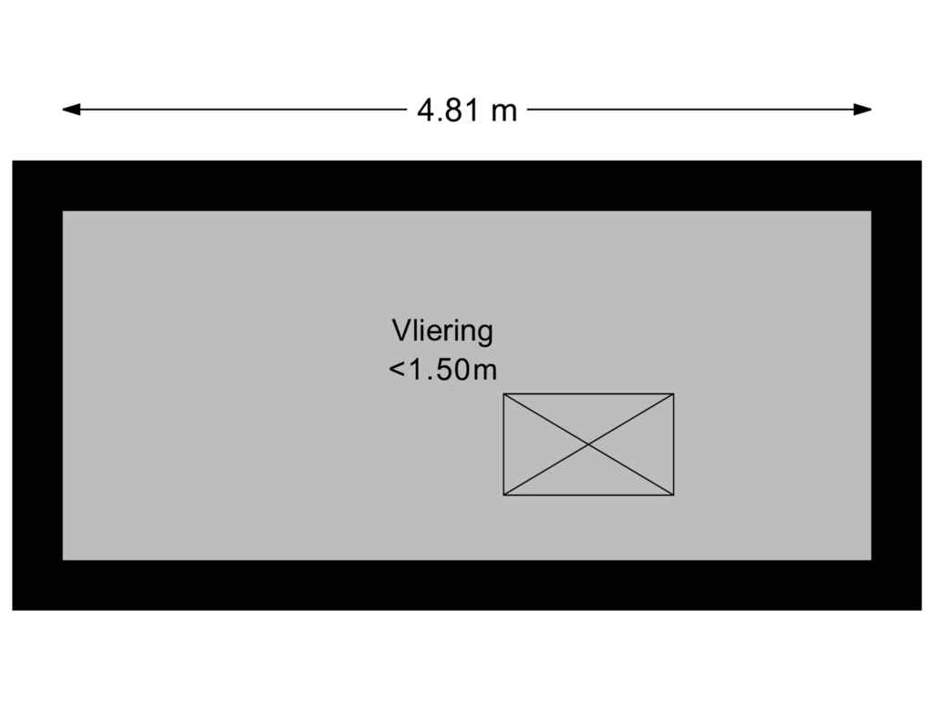 View floorplan of Vliering of Achterste Kamp 23