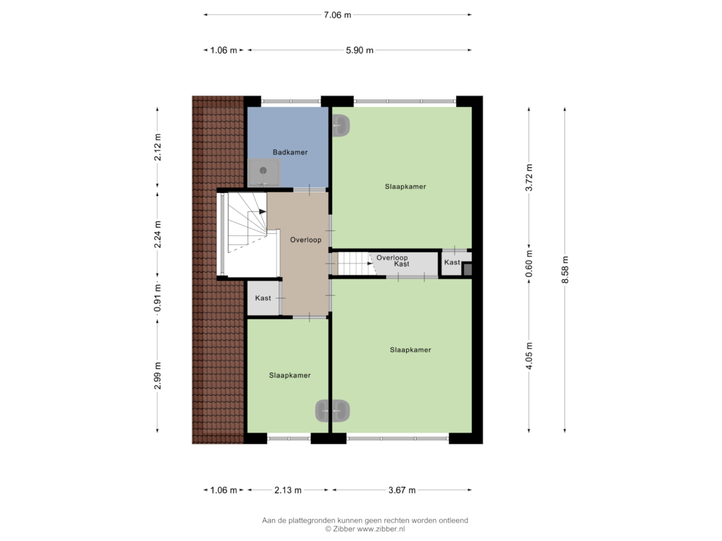 Bekijk plattegrond van Eerste Verdieping van Stationsstraat 20