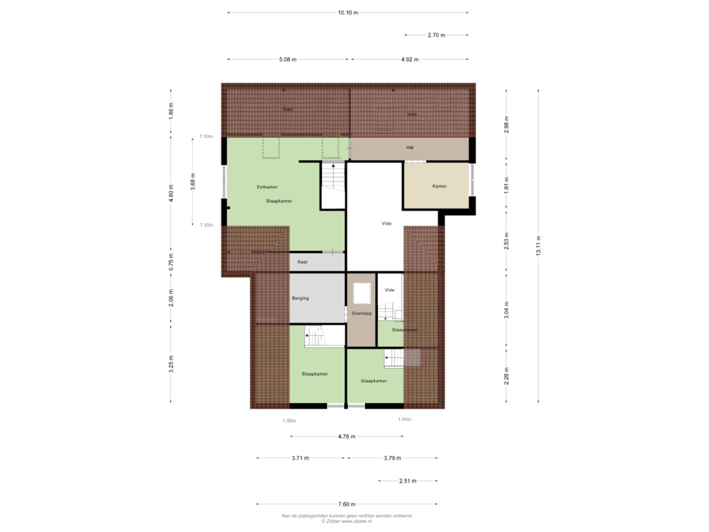 Bekijk plattegrond van Eerste Verdieping van Molenfenne 11