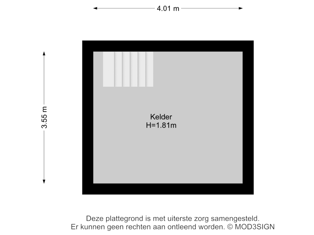 Bekijk plattegrond van Kelder van Rijksstraatweg 40