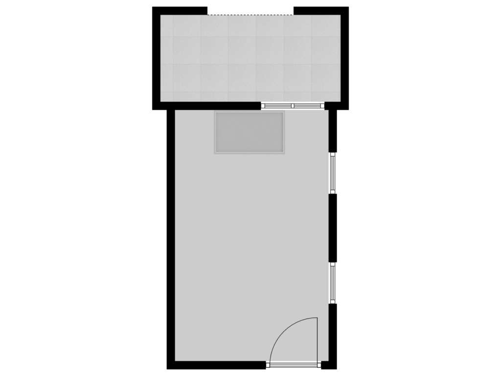 View floorplan of Berging 1 of Paardenstraat 13