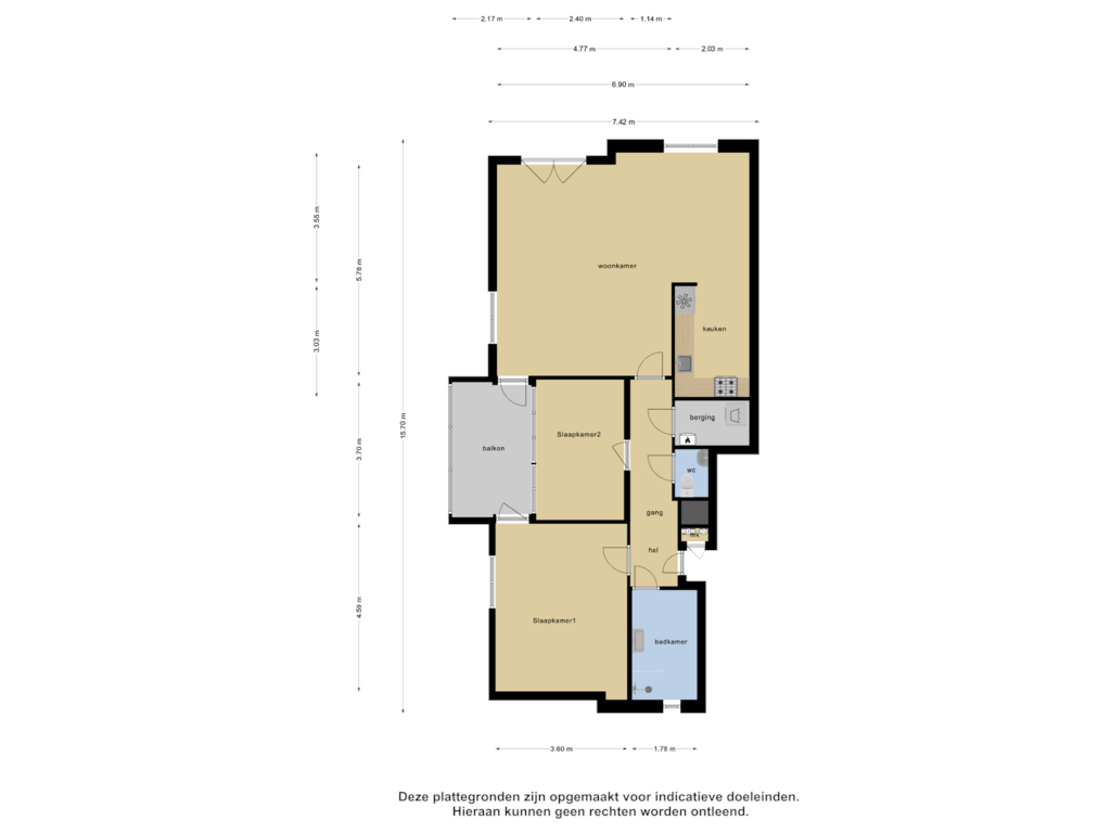 View floorplan of Appartement of Plaisierbosch 12