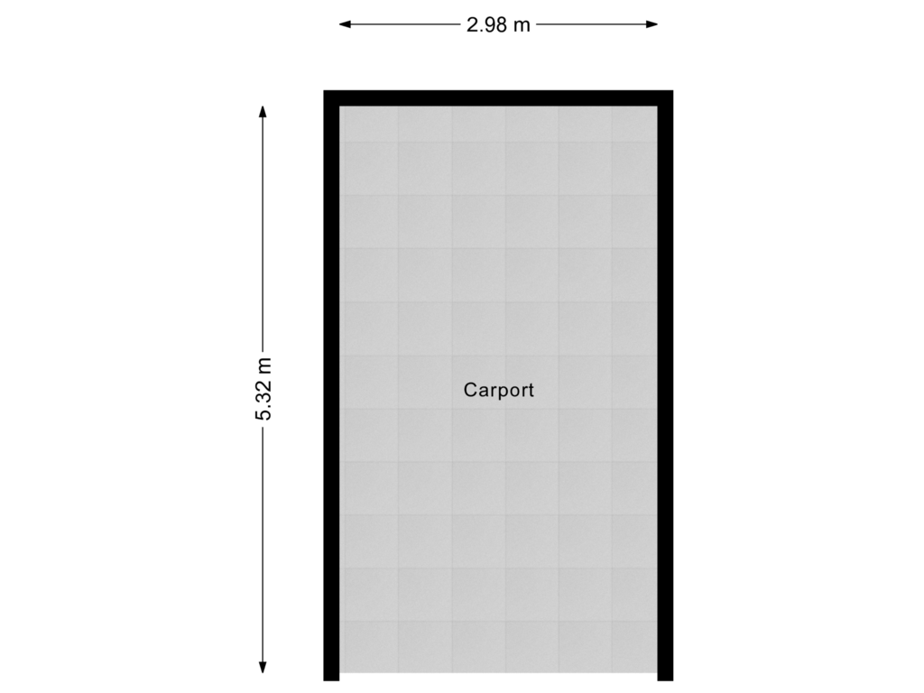 Bekijk plattegrond van Carport van Boslaan 67