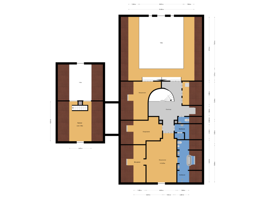 Bekijk plattegrond van 1e verdieping van Jonkheer Ramweg 8