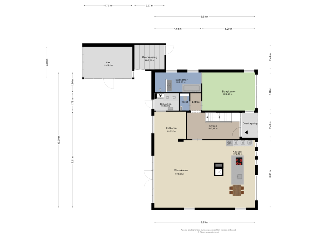 Bekijk plattegrond van Begane Grond van Koriander-oord 3