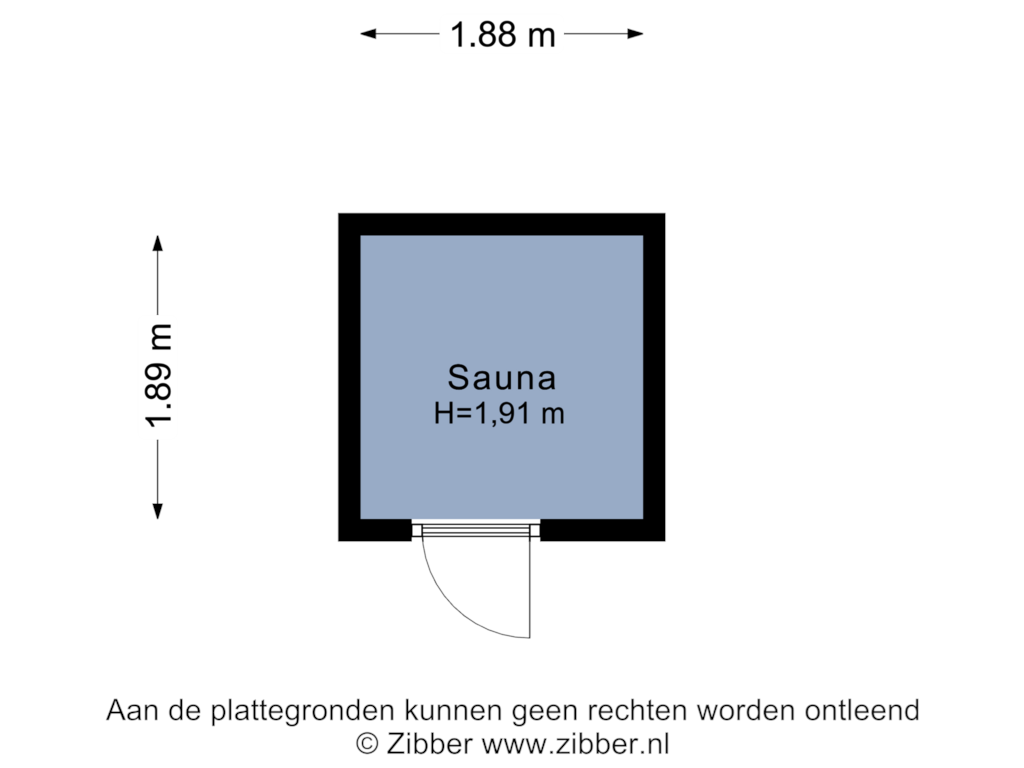 Bekijk plattegrond van Sauna van Koriander-oord 3