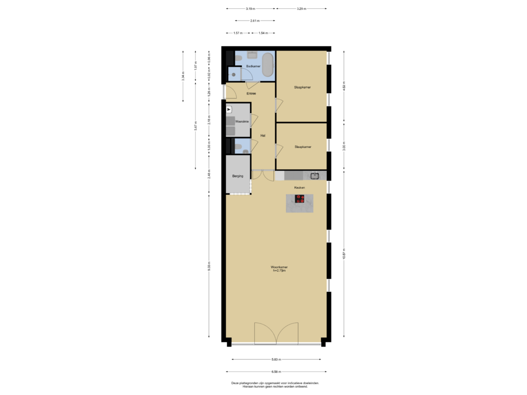 Bekijk plattegrond van Verdieping 7 van Landverhuizersplein 29