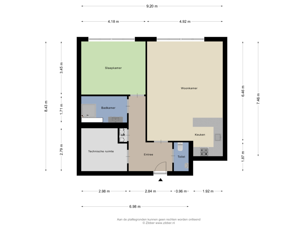 Bekijk plattegrond van Appartement van Cosunpark 1-B7