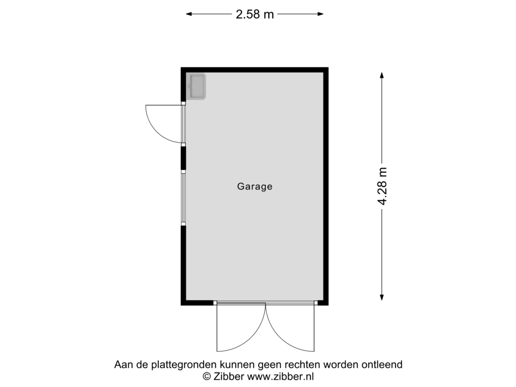 Bekijk plattegrond van Garage van Schoolstraat 4