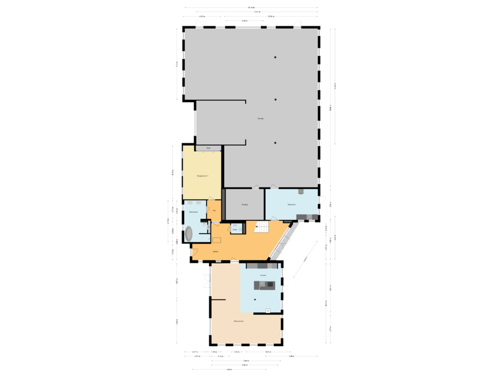 Bekijk plattegrond van Begane Grond van Roekebosscheweg 6