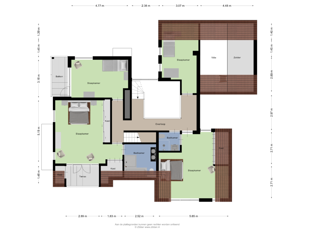 Bekijk plattegrond van Eerste Verdieping van Gerbrandyhof 2