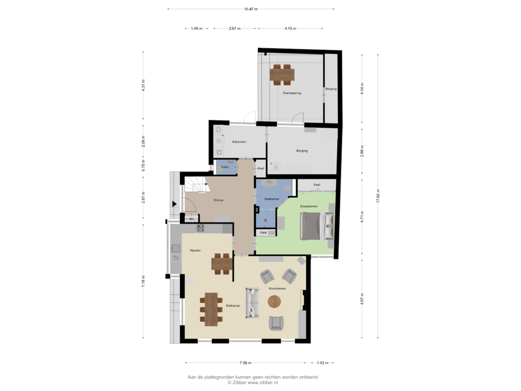 Bekijk plattegrond van Begane Grond van Godfried Bomansstraat 2