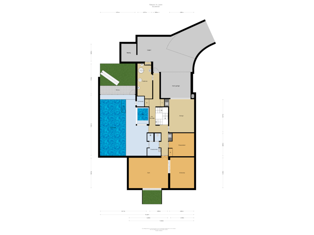 View floorplan of Souterrain of Raboes 14