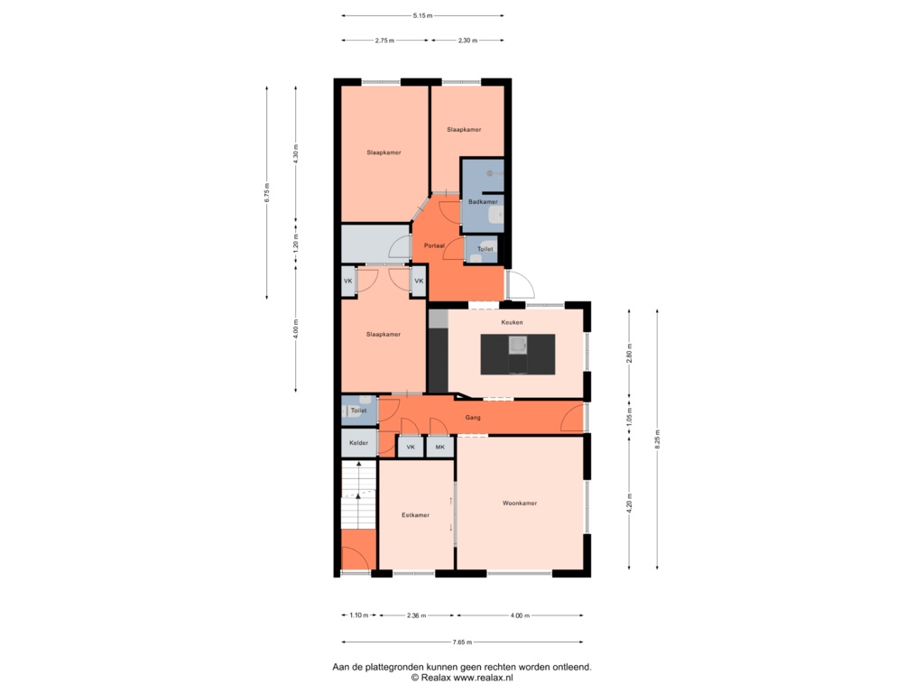 View floorplan of Begane grond of Kruissteenweg 33