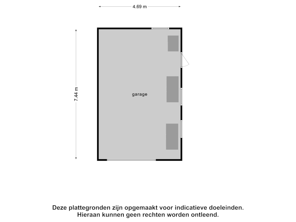 Bekijk plattegrond van Garage 2 van Meerweg 5