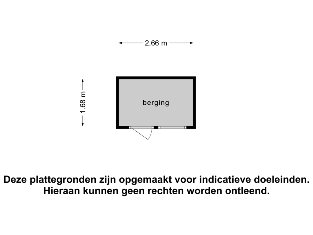 Bekijk plattegrond van Berging van Meerweg 5