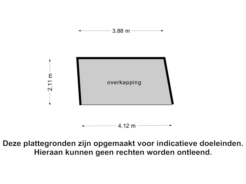 Bekijk plattegrond van Overkapping van Meerweg 5