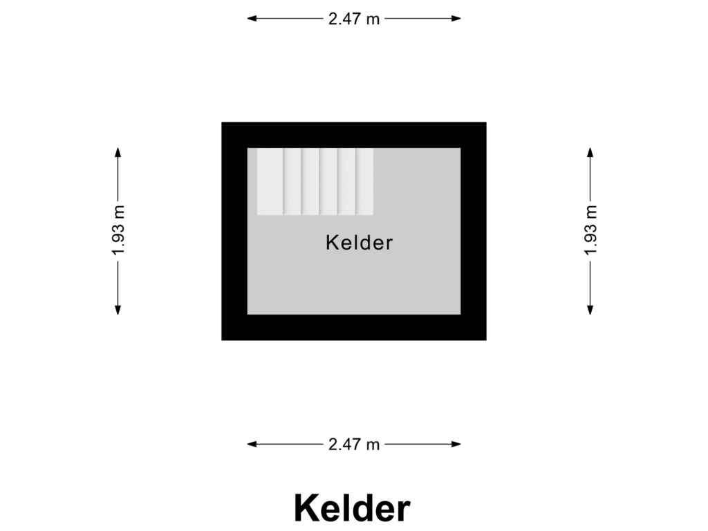 Bekijk plattegrond van Kelder van Diepvennendijk 2