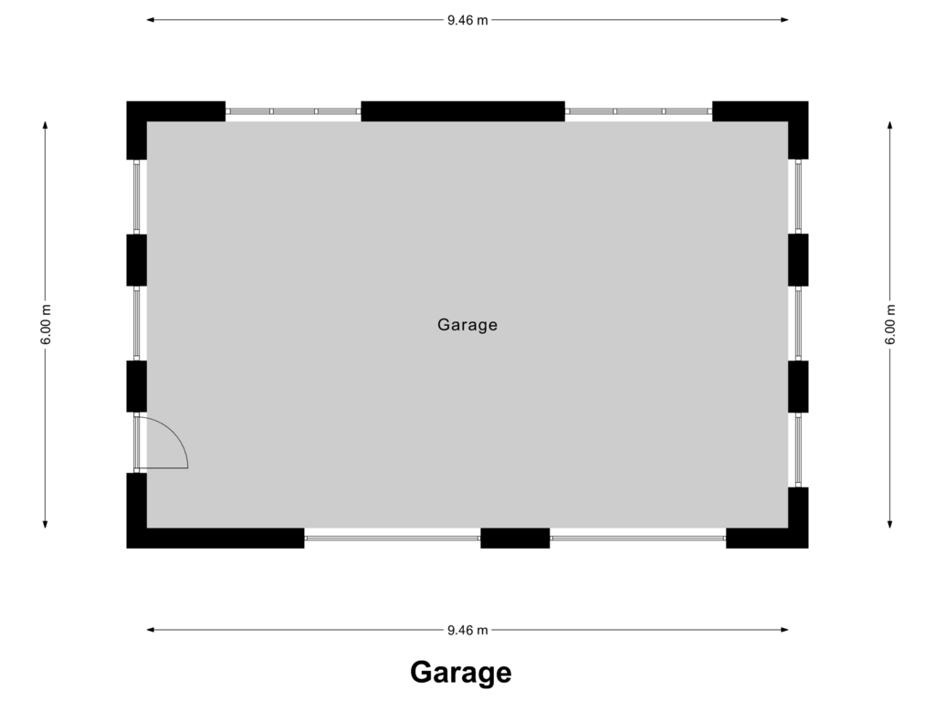 Bekijk plattegrond van Garage van Diepvennendijk 2