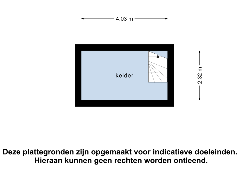 Bekijk plattegrond van Kelder van Molenallee 63