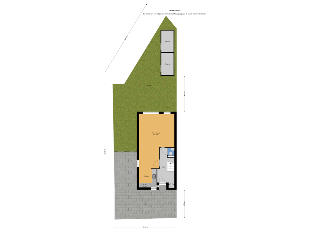 View floorplan of Perceeloverzicht of Verburghlaan 26