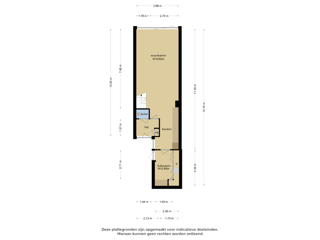 View floorplan of Begane grond of Berlijnseplein 22