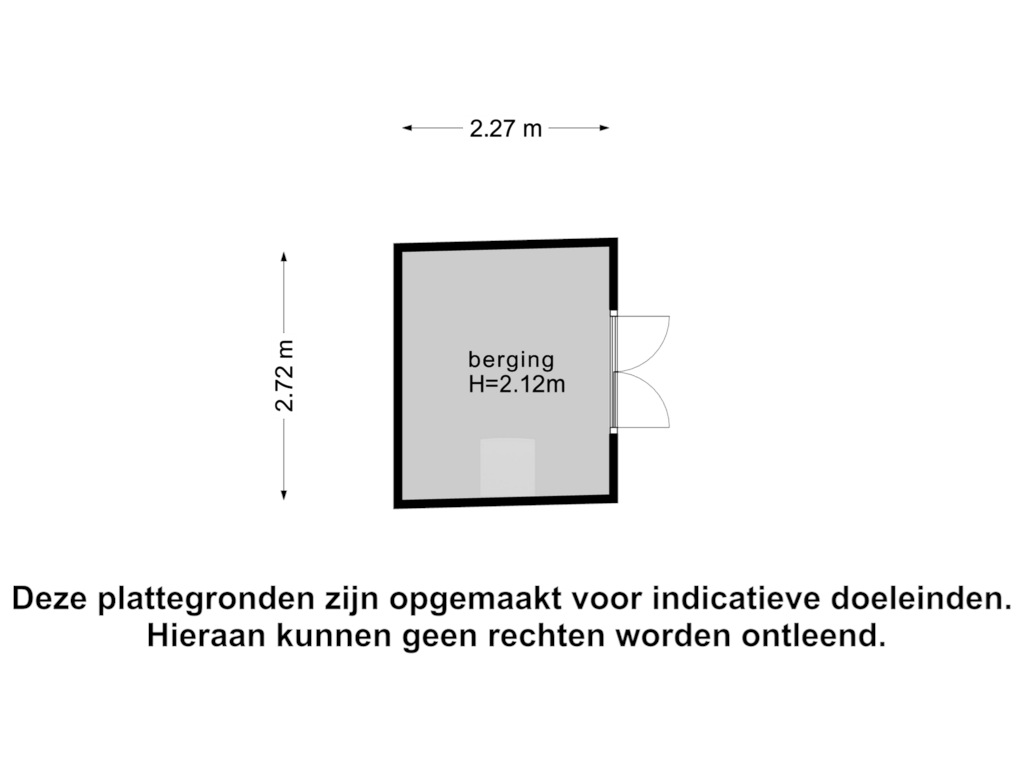 View floorplan of Berging-02 of Berlijnseplein 22