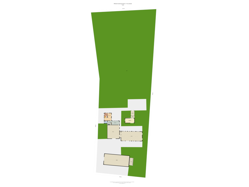 Bekijk plattegrond van TUIN van Wildenhoeksestraat 4