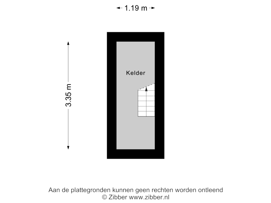 Bekijk plattegrond van Kelder van Hierdenseweg 29