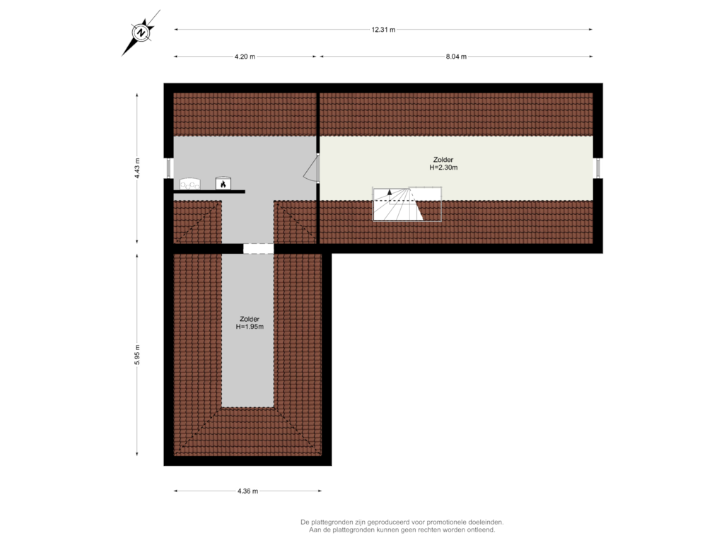 Bekijk plattegrond van 2e Verdieping van Verdilaan 58