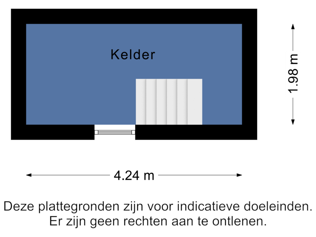 Bekijk plattegrond van Kelder van Ruijsstraat 8