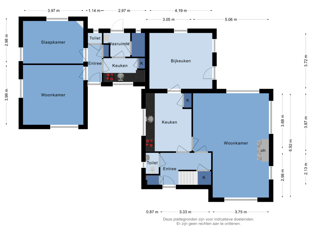 Bekijk plattegrond van Begane Grond van Ruijsstraat 8